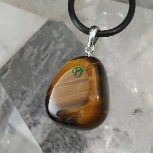 Colgante Rodado Ojo De Tigre - Promineral
