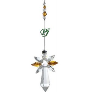 Colgante Angel Grande Noviembre Topacio - Tierra Zen