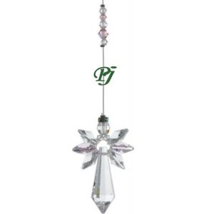 Colgante Angel Grande Octubre Rosa - Tierra Zen