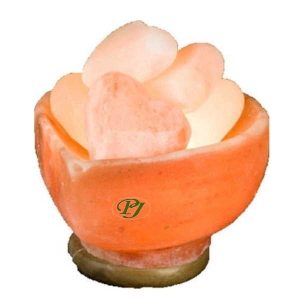 Lampara Sal Himalaya Cuenco Corazon