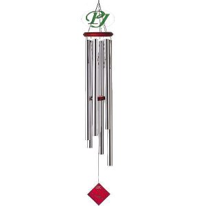 Campana Viento Neptuno Plateado 137Cm - Tierra Zen
