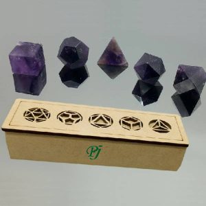 Solidos Platonicos Amatiste Estuche - Promineral