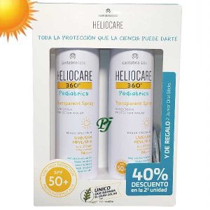 Heliocare 50+ 360º Spray Pediatrics 2X200Ml 2º 40% - Cantabria Labs