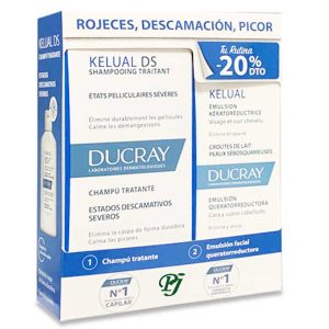 Kelual Champu Ds 100Ml + Emuldión 50Ml 20% - Ducray