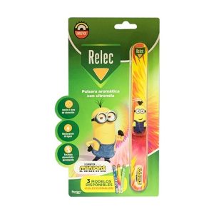 Relec Pulsera infantil Minions rosa