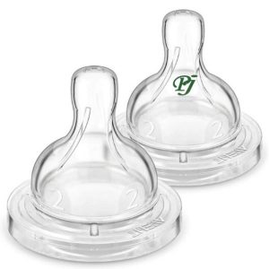 Tetinas Clasicas 2 Agujeros 2Uds Flujo Lento 1+ - Avent