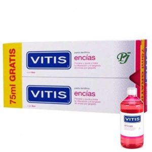 Pack Pastas Encias 2X150Ml + Regalo Colutorio 30Ml - Vitis