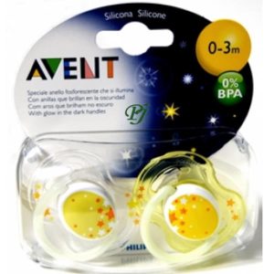 Chupetes Nocturnos 0-3M Bpa - Avent