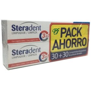 Steradent 30X2 Tabletas 3 En 1 Protesis Dentales  50%Uds - Lutsine