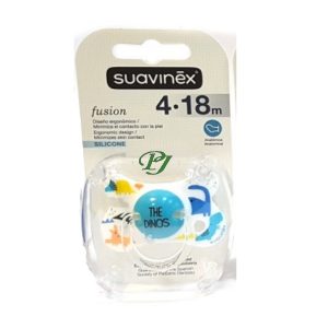 Suavinex Chupete Fusion Tetina Antomica Silicona 4-18M