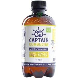 Captain Kombucha 1L Ginger Lemon