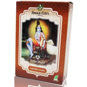 Henna Castaño Claro Polvo 100Gr - Radhe Shyam