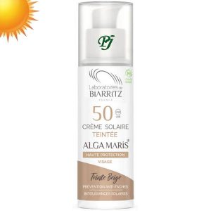 Crema Facial Spf50 Color Beige 50Ml - Biarritz