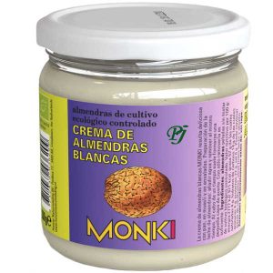Crema Almendras Blancas 330Gr Bio - Monki
