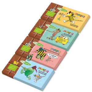 Chocolate Co Leche Y Crema De Avellanas Minis 4X12.5Gr - Frusano