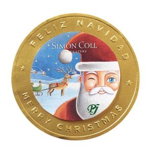 Medallon Papa Noel Chocolate Con Leche 60Gr - Simon Coll