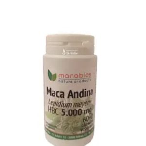 Manabios maca Andina hbc 60+2 cápsulas 5000mg.