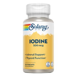 Solaray iodine 30 cápsulas 500mcg.