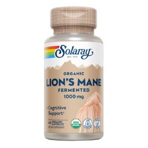 Solaray melena de león 60 cápsalulas 500mg.