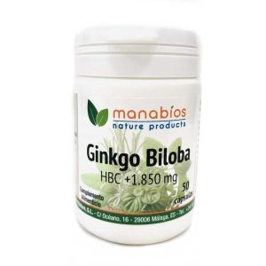 CAPS. GINKO BILOBA 50CAPS. MANAVI