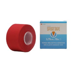 SPORTTAPE Venda elastica Adhesiva 3,75cmx10 m rojo