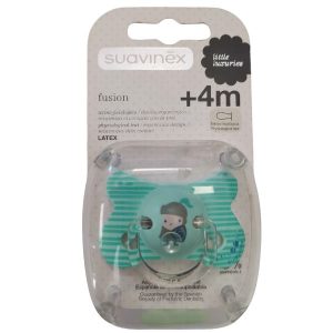 Chupete fusión látex tetina fisiológica +4m - Suavinex