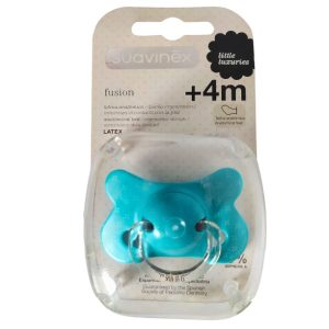 Chupete fusión látex tetina anatómica +4m - Suavinex