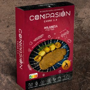 Milanesa (seitan, setas) 2x80 gr Compasion