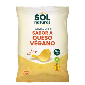 Sol patatas fritas sabor queso vegano 100gr.