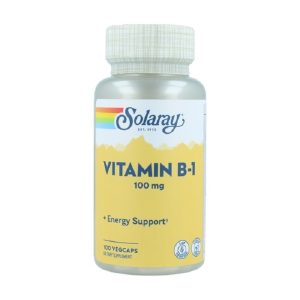 Solaray vitamina B1 100 cápsulas 100 mg..