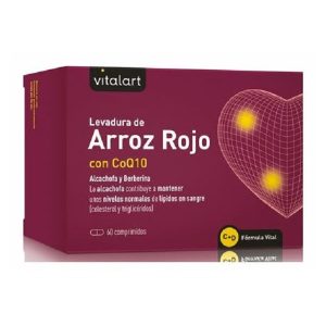 Vitalart levadura arroz rojo 2x60 comp. 2ºuni. 50%