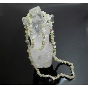 Collar chip aguamarina