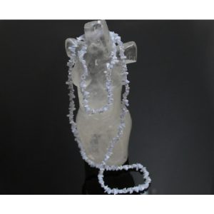 Collar chip calcedonia fina