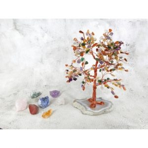 Arbol multicolor base agata grande