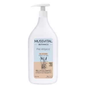 Mussvital botanics gel s/jabón piel atopica 750 ml