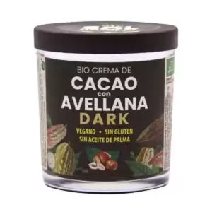 Sol crema de cacao dark con avellana 200 gr.