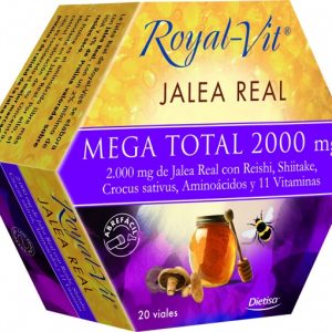 Royal Vit Mega Total 20 Ampollas 1500Mg - Dietisa