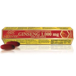 GINSENG CON LECITINA 30CAPS. 1000MG. MARN.