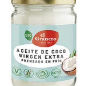 Aceite de coco virgen extra prensado en frio 400ml