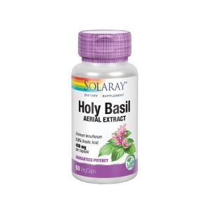 Solaray holy basil 60 cápsulas vegetales