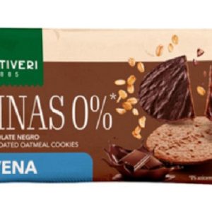 Galleta finas 0% avena bañadas choco 88 gr.
