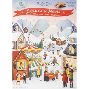 Calendario adviento chocolates con leche 120gr - Simon Coll