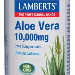 Lamberts aloe vera 120 tabletas 10.000 mg.