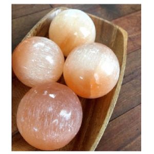 Esfera de selenita naranja 7 cm