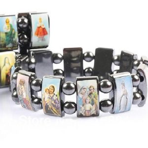 Pulsera hematite 12 santos