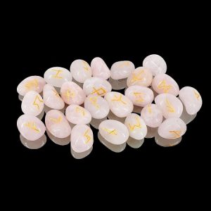 Runas Cuarzo rosa comercial
