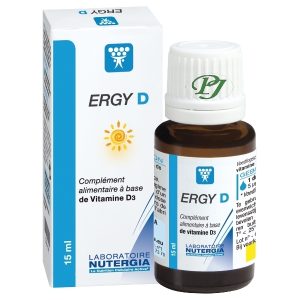 Ergy D Vitamina D3 15Ml - Nutergia
