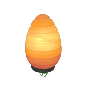 Lamparas Sal Himalaya Huevo Con Rayas