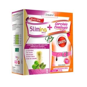 Slimina 500Ml + Garcinia Cambogia 60 Capsulas - Drasanvi