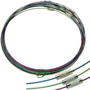 Gargantilla Fina Acero Multicolor - Promineral